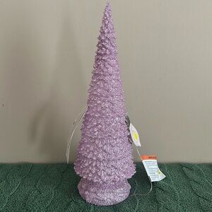 Rachel Zoe Light Up Christmas Tree Pinkish Purple NEW